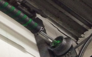 Broken Torsion spring garage door Milwaukee