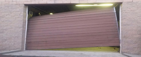 Out of track overhead door Milwaukee